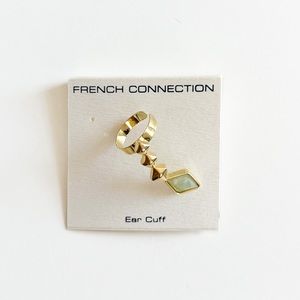 NWT French Connection Gold Ear Cuff